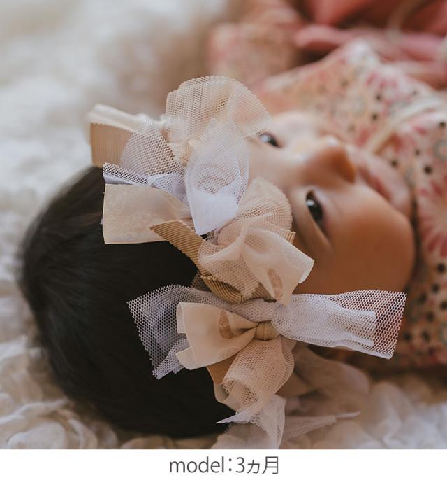 Lien de famille リヤンドファミーユ 和装 ヘアバンド リボンカチューム TEMARI 手毬