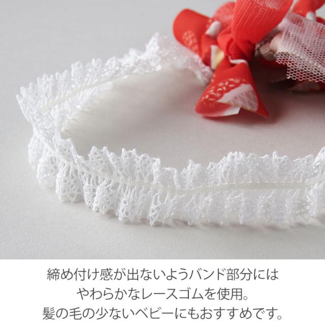 Lien de famille リヤンドファミーユ 和装 ヘアバンド リボンカチューム TEMARI 手毬