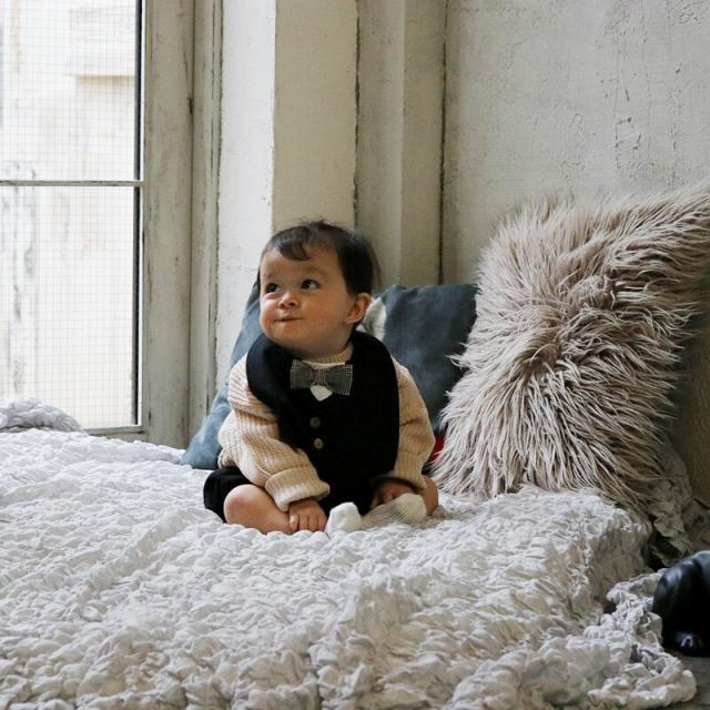 Lien de famille リヤンドファミーユ フォーマル 蝶ネクタイスタイ&パンツセット