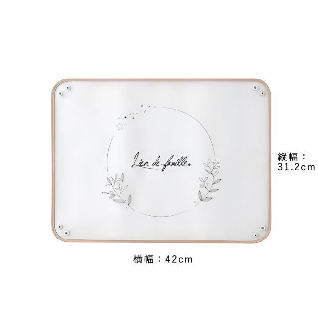 Lien de famille リヤンドファミーユ お食事エプロン・マット 2点セット