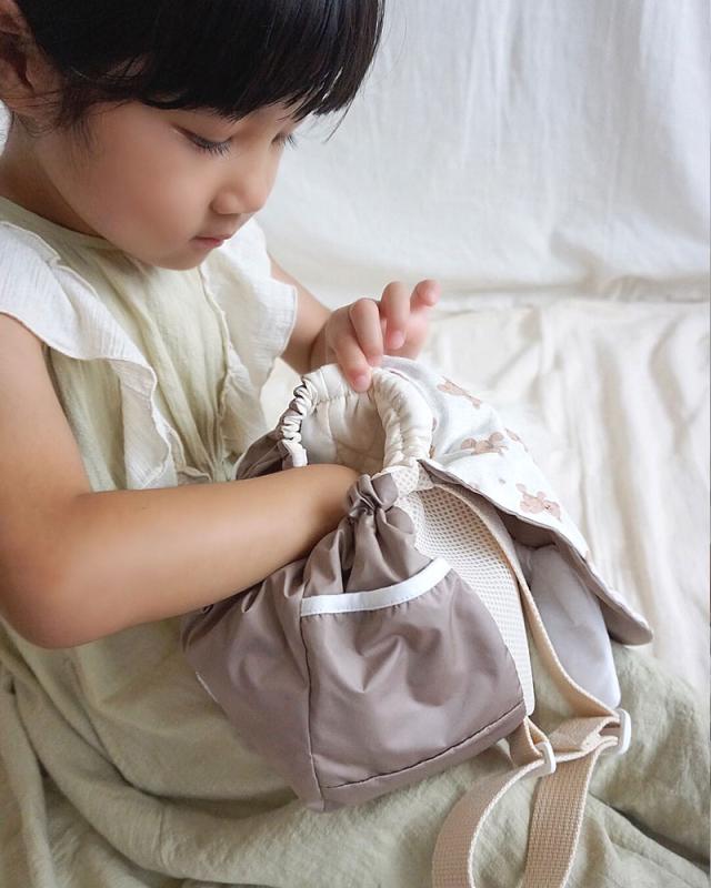 Lien de famille リヤンドファミーユ もこもこ天使のベビーリュックサック