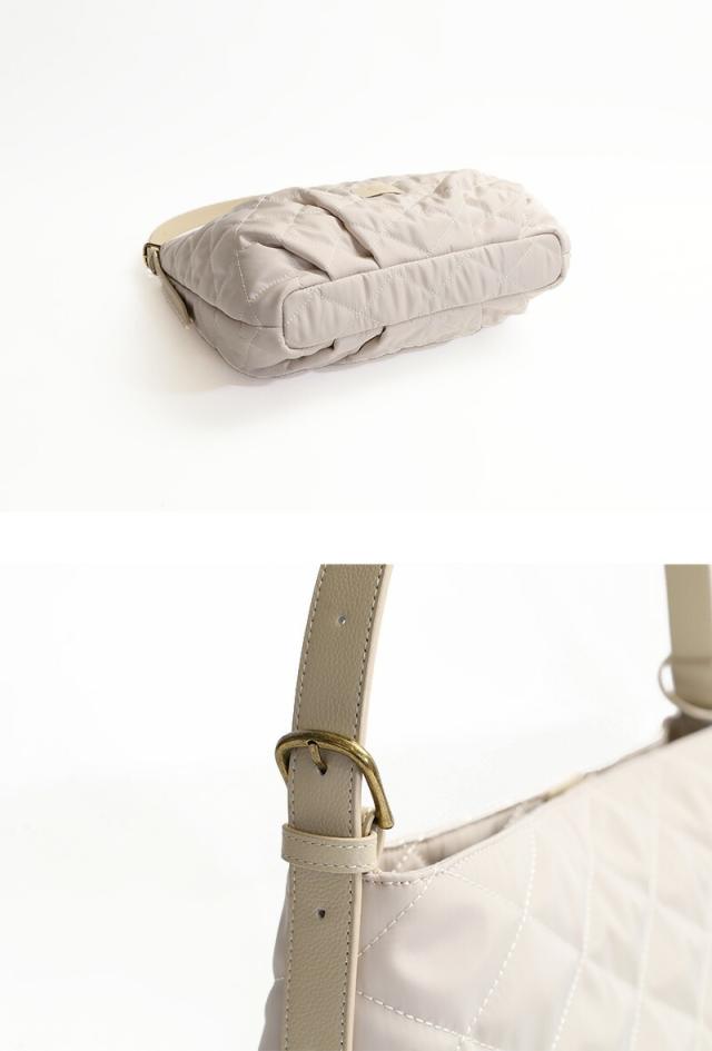 フォルナ ダイヤキルティング ワンハンドルバッグ k904066 ディティール画像03