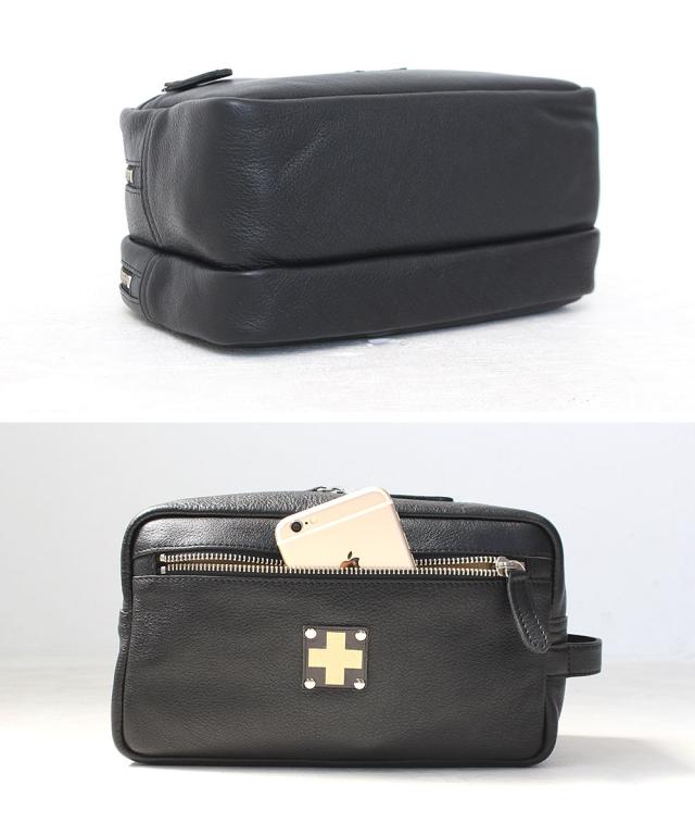 木の庄帆布 ラウンドポーチ