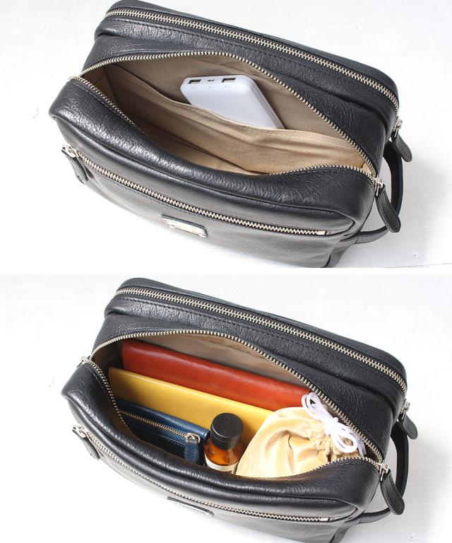 木の庄帆布 ラウンドポーチ