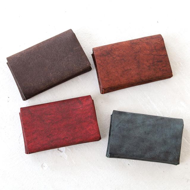 LITSTA リティスタ ムラ染め　折紙名刺入れ