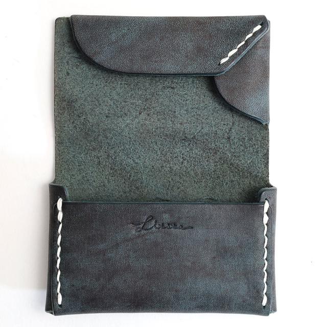 LITSTA リティスタ ムラ染め　折紙名刺入れ