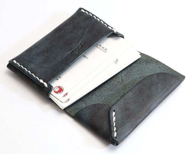 LITSTA リティスタ ムラ染め　折紙名刺入れ