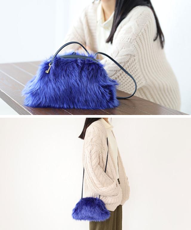 もののぐ エコファー がま口ポシェット LP4-EF サムネ