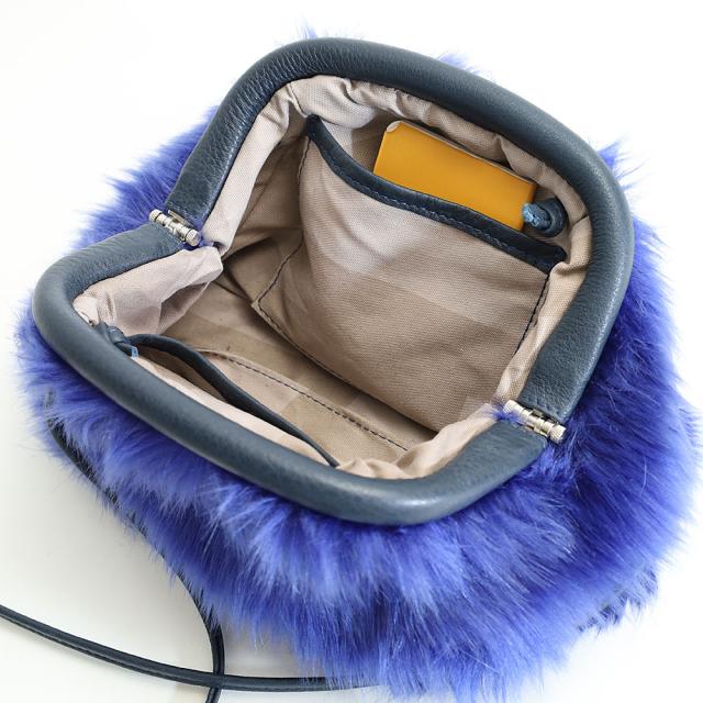 もののぐ エコファー がま口ポシェット LP4-EF ディティール