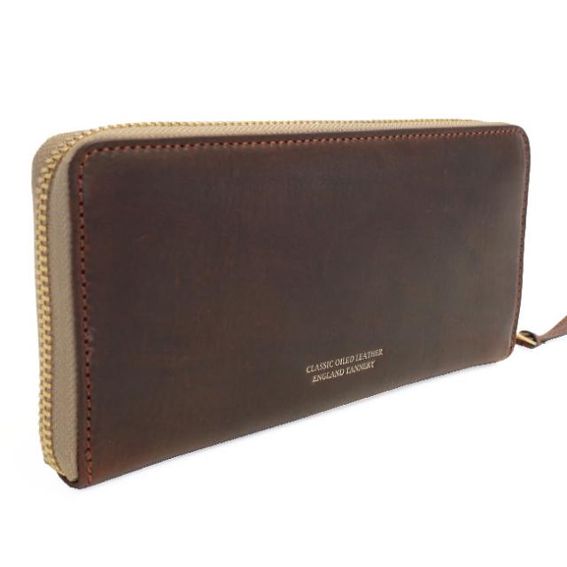 バギーズアネックス OILED CLASSIC ラウンドファスナー長財布 lzkm3000