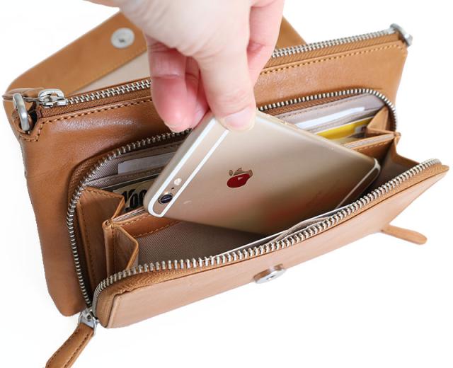 バギーズアネックス バフレザー お財布ショルダーバッグ LZKM5004