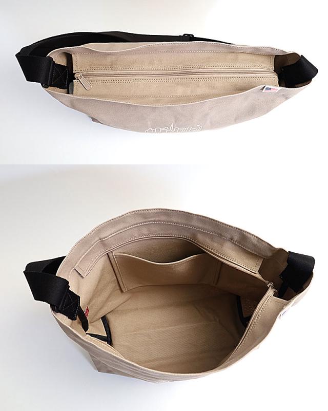 マンハッタンポーテージ クリアビュー ショルダーバッグ キャンバス mp1482cnvs