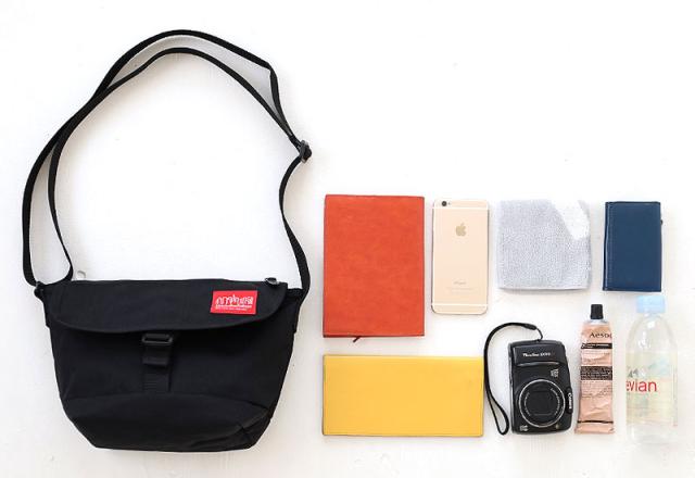 Manhattan Portage Nylon Messenger Bag Flap Zipper Pocket マンハッタンポーテージ メッセンジャーバッグ