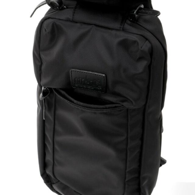 マンハッタンポーテージ ブラックレーベル ベルト パークウェイ ツイル スリング クロス ボディ バッグ mp1922twlbl