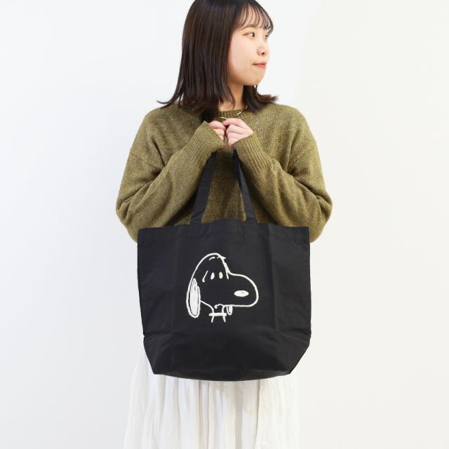 PEANUTS SNOOPY 撥水ナイロン トートバッグ