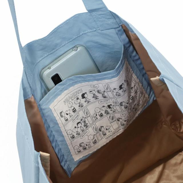 PEANUTS SNOOPY 撥水ナイロン トートバッグ