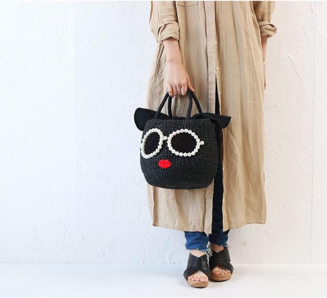 a-jolie アジョリー パールサングラスカゴバッグ SI-1806