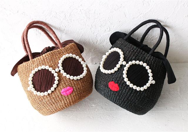 a-jolie アジョリー パールサングラスカゴバッグ SI-1806