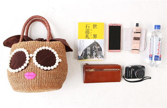 a-jolie アジョリー パールサングラスカゴバッグ SI-1806