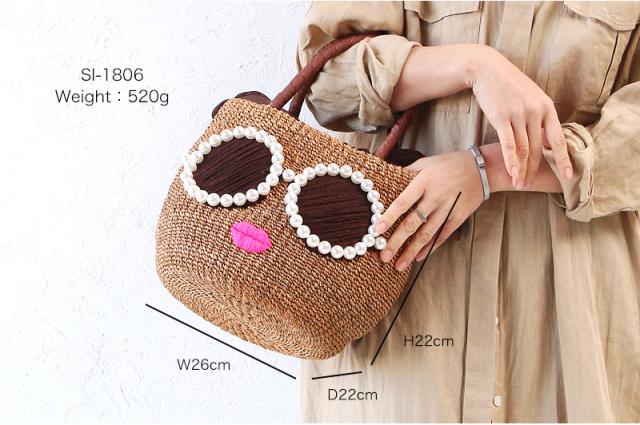 a-jolie アジョリー パールサングラスカゴバッグ SI-1806