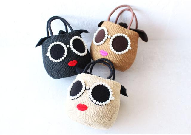 a-jolie アジョリー パールサングラスカゴバッグ SI-1806