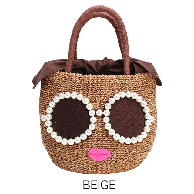 a-jolie アジョリー パールサングラスカゴバッグ SI-1806