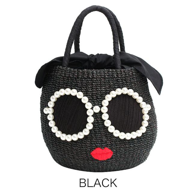 a-jolie アジョリー パールサングラスカゴバッグ SI-1806