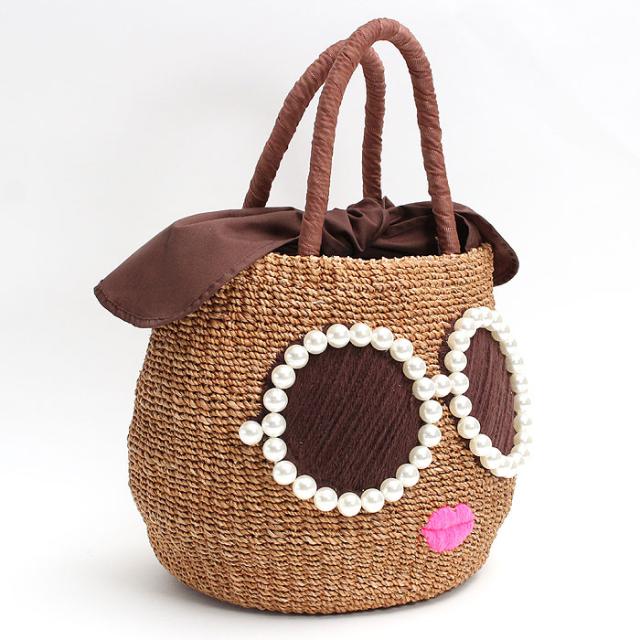 a-jolie アジョリー パールサングラスカゴバッグ SI-1806