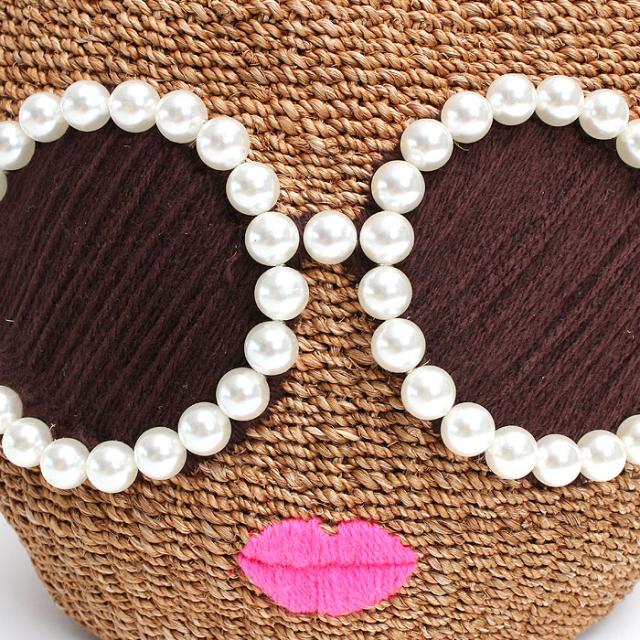 a-jolie アジョリー パールサングラスカゴバッグ SI-1806