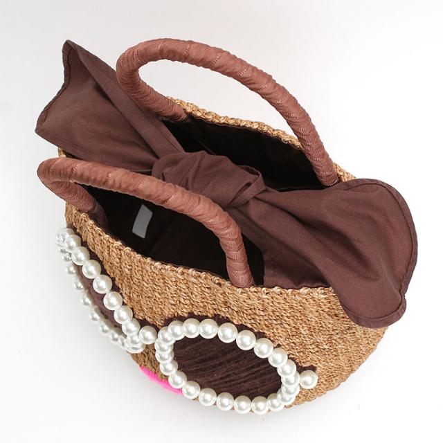 a-jolie アジョリー パールサングラスカゴバッグ SI-1806