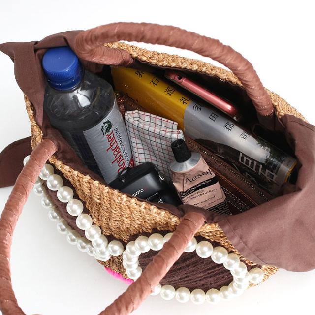 a-jolie アジョリー パールサングラスカゴバッグ SI-1806