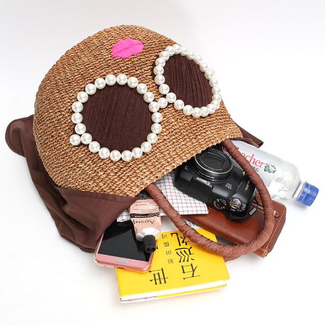 a-jolie アジョリー パールサングラスカゴバッグ SI-1806