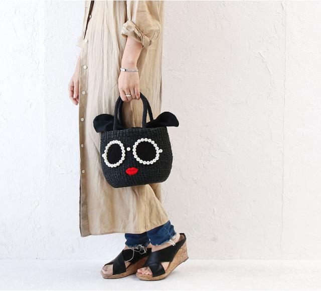 a-jolie アジョリー パールサングラスカゴバッグ ミニサイズ SI-1906