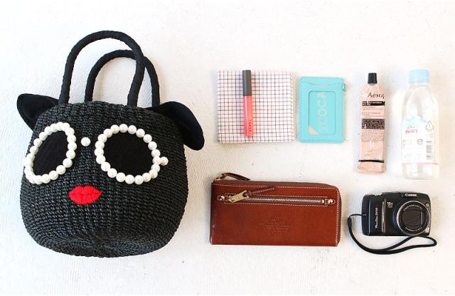 a-jolie アジョリー パールサングラスカゴバッグ ミニサイズ SI-1906