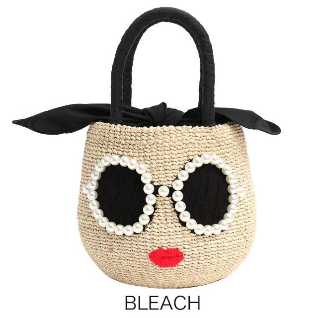 a-jolie アジョリー パールサングラスカゴバッグ ミニサイズ SI-1906