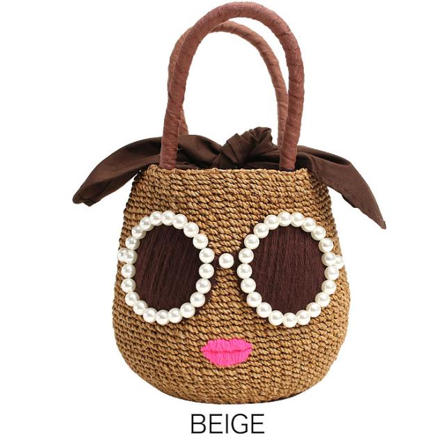 a-jolie アジョリー パールサングラスカゴバッグ ミニサイズ SI-1906