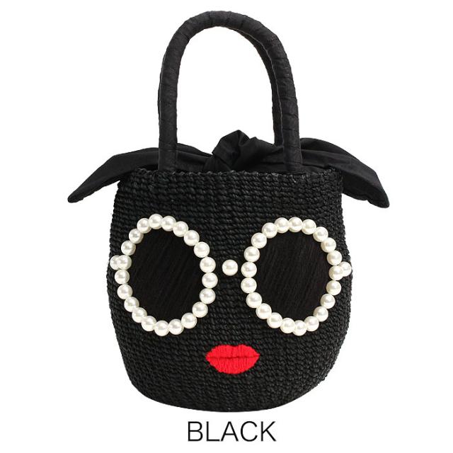 a-jolie アジョリー パールサングラスカゴバッグ ミニサイズ SI-1906