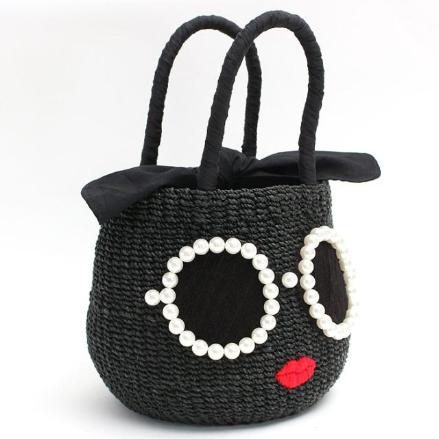 a-jolie アジョリー パールサングラスカゴバッグ ミニサイズ SI-1906