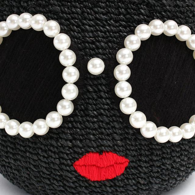 a-jolie アジョリー パールサングラスカゴバッグ ミニサイズ SI-1906