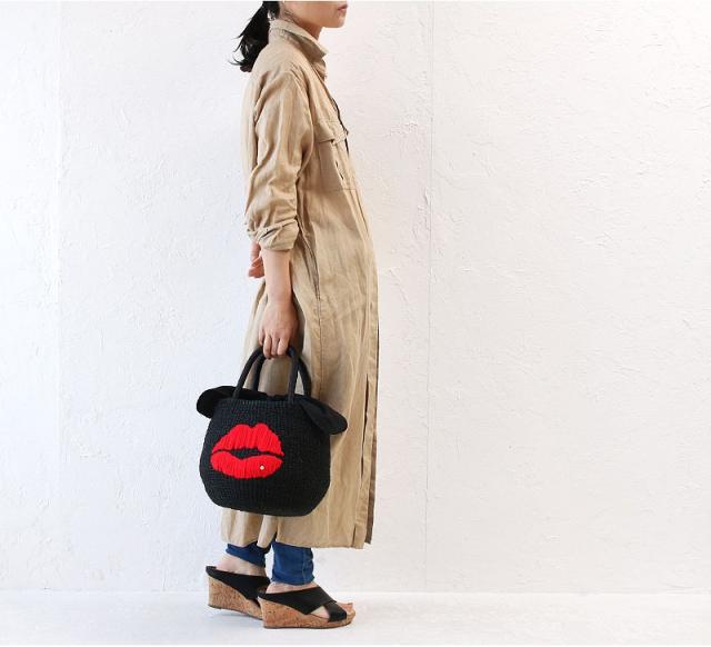 a-jolie アジョリー リップデザインカゴバッグ SI-2004