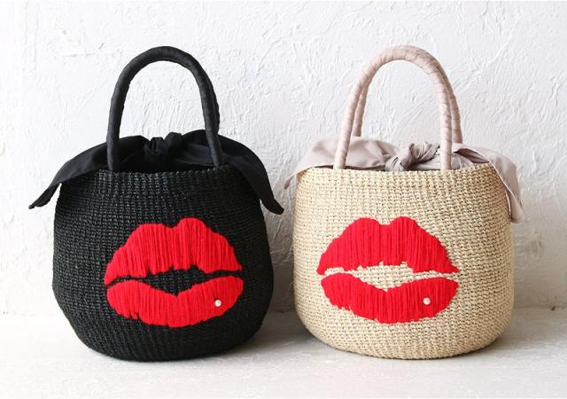 a-jolie アジョリー リップデザインカゴバッグ SI-2004