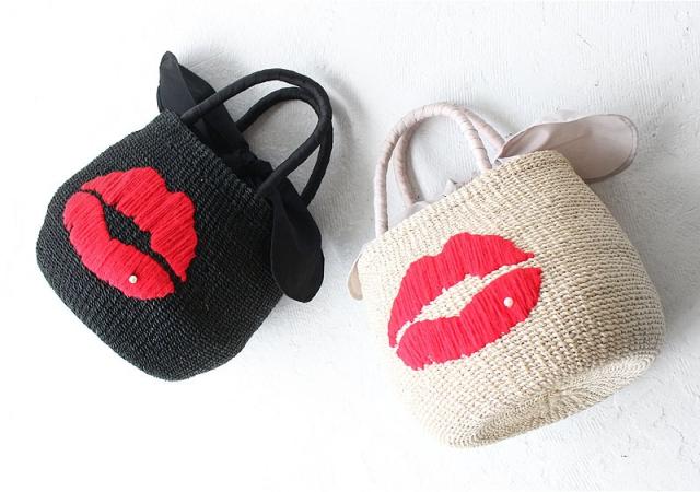 a-jolie アジョリー リップデザインカゴバッグ SI-2004