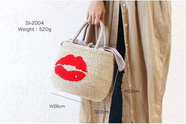 a-jolie アジョリー リップデザインカゴバッグ SI-2004