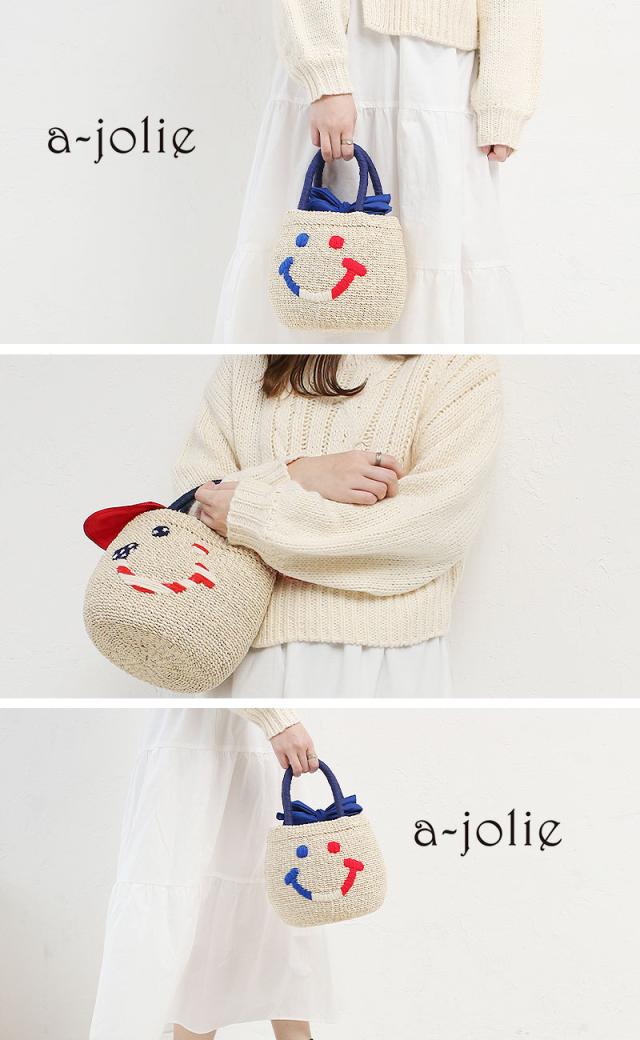 a-jolie アジョリー スマイルカゴバッグ si-2209 モデル
