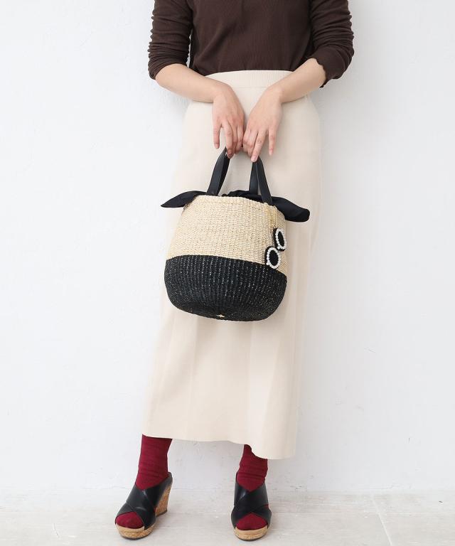 a-jolie アジョリー サングラスチャーム付きカゴバッグ si-2405 モデル