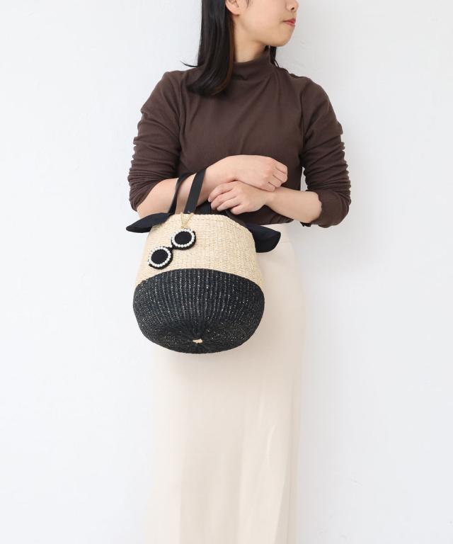 a-jolie アジョリー サングラスチャーム付きカゴバッグ si-2405 モデル