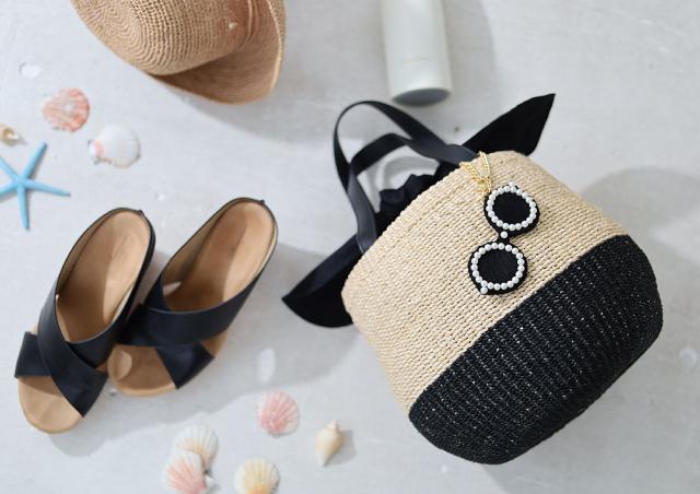 a-jolie アジョリー サングラスチャーム付きカゴバッグ si-2405 イメージ