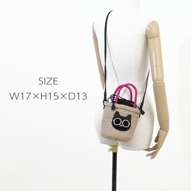 アジョリー アニマルパールサングラス かごトート TOTE sim25-ss02 サイズ画像