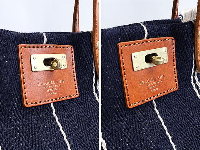 シーガルシップ レーヨンリネンヘリンボーン帆布 2WAYトートバッグ smak703