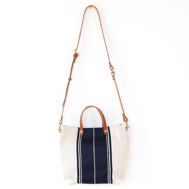 シーガルシップ レーヨンリネンヘリンボーン帆布 2WAYトートバッグ smak704